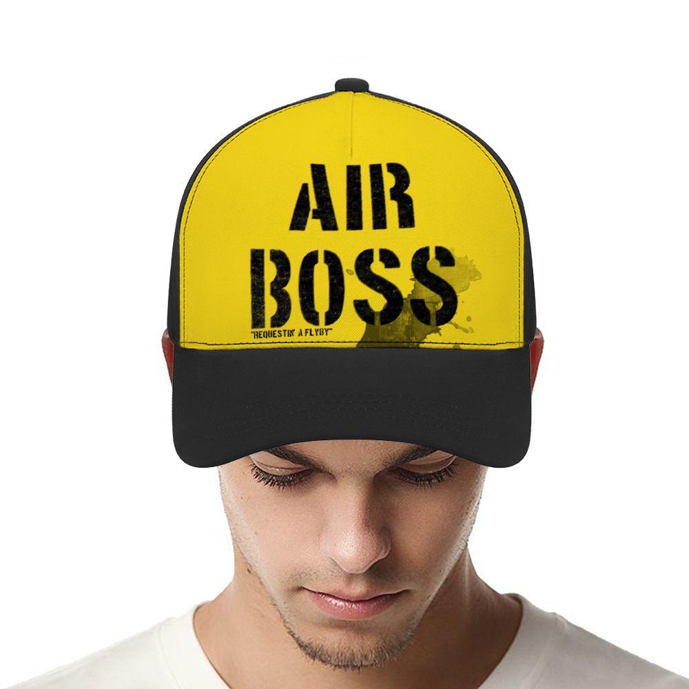 Air Boss Requestin' A Flyby -Coffee Stain | Top Gun Hat