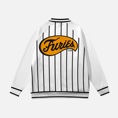 Baseball Furies - The Warriors Gang | Raglan Baseball Jacket White