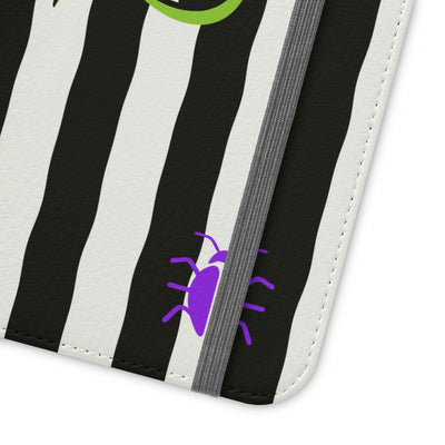 Beetlejuce & Sandworm Street Style | Horror Freak Flip Wallet Phone Case