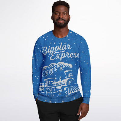 Bipolar Express - Christmas Train | Ugly Xmas Sweatshirt