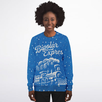 Bipolar Express - Christmas Train | Ugly Xmas Sweatshirt