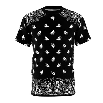Black Bandana Pattern | Fashion T-shirt