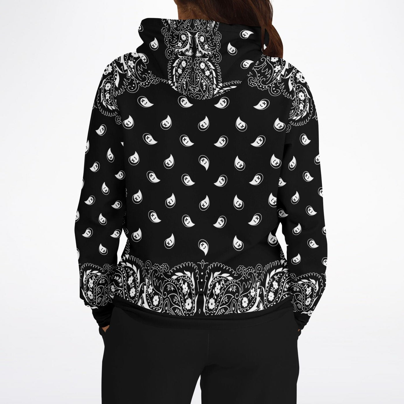 Black Bandana Pattern | Unisex hoodie