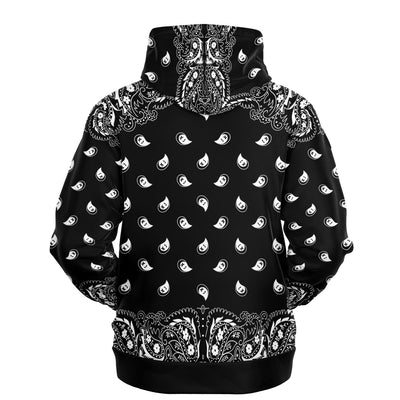 Black Bandana Pattern | Unisex hoodie