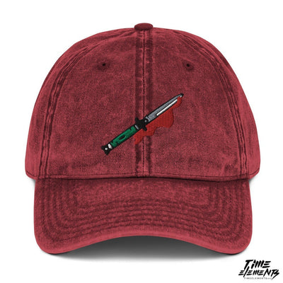 Bloody switchblade knife | Funky Badass Dad Hat