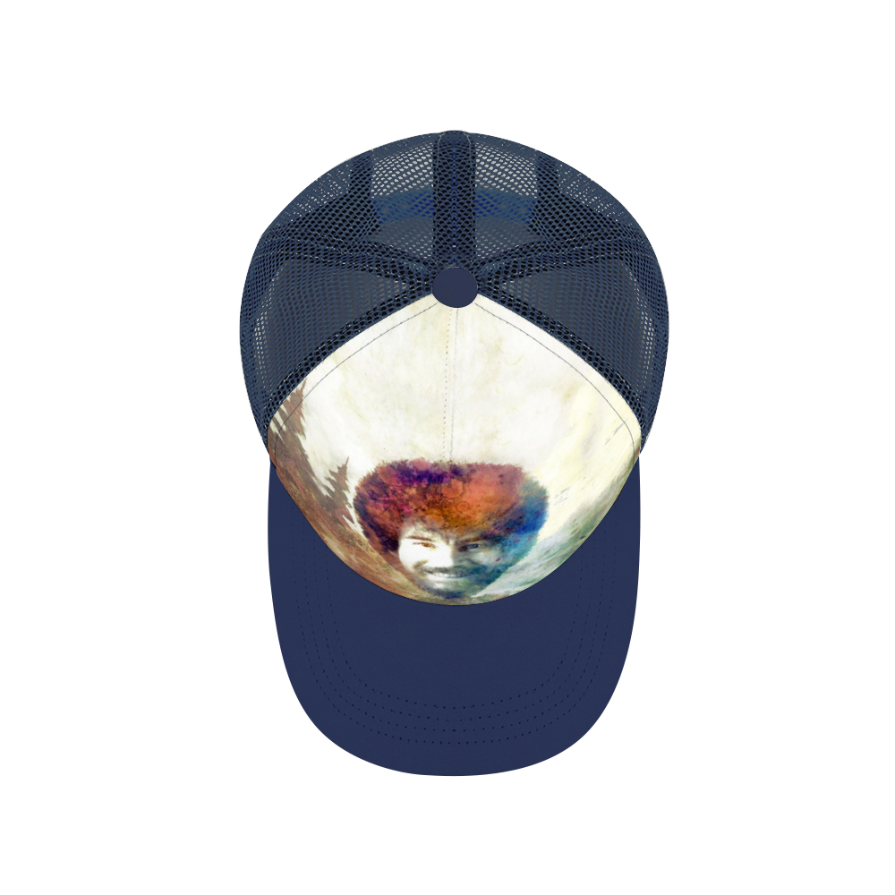 Bob ross online trucker hat