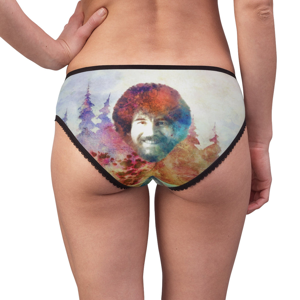 Bob Ross Tribute Undies  Art Freak Women's Underwear –