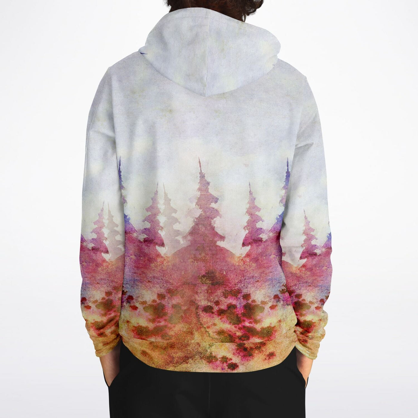 Bob Ross Watercolour Tribute Hoodie | Painter's Dream Fashion Hoodie