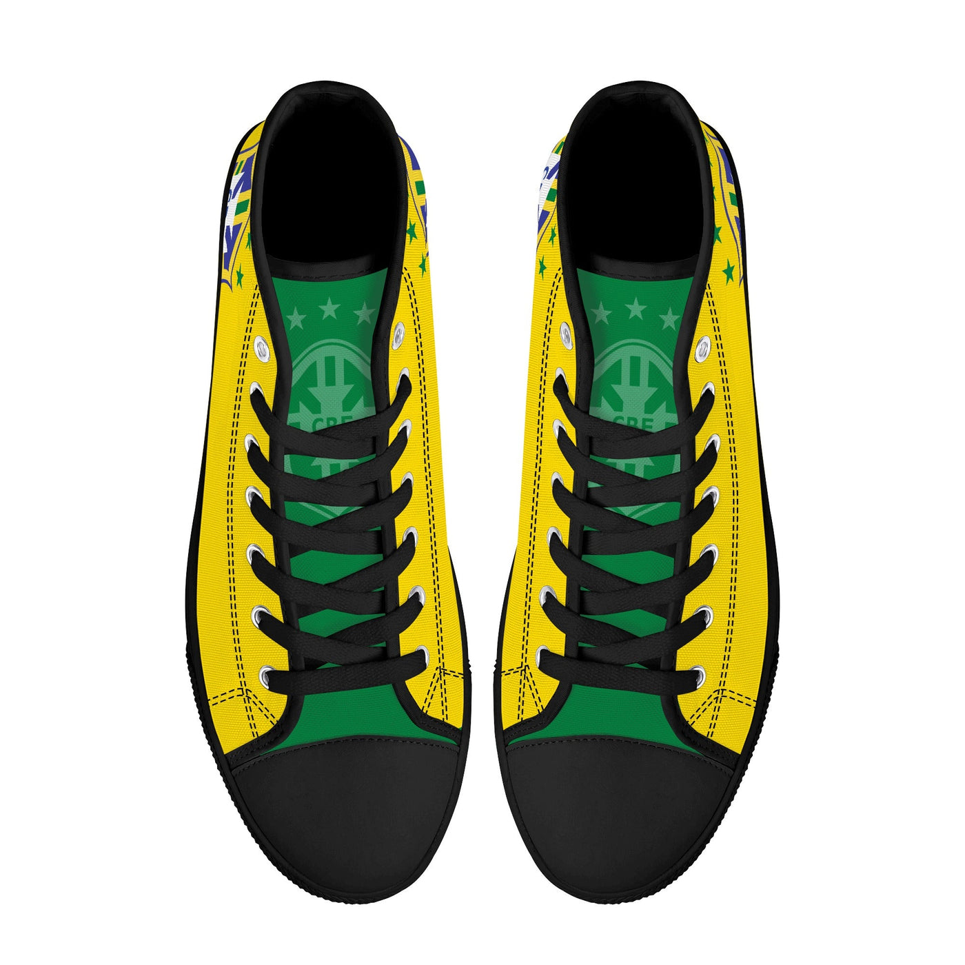 Brazil National Soccer Team Shoes High Top Canvas Sneakers brazil-national-soccer-team-shoes-high-top-canvas-sneakers