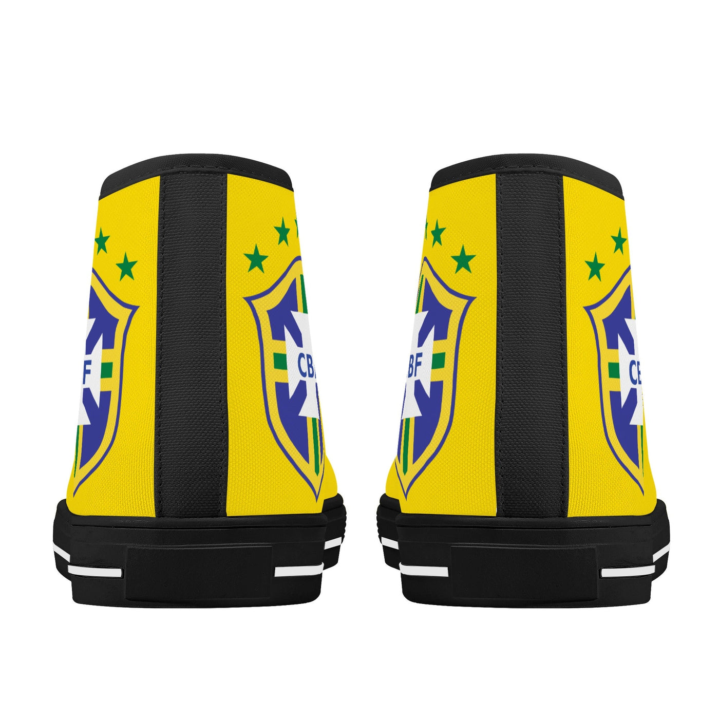 Brazil National Soccer Team Shoes | High Top Canvas Sneakers