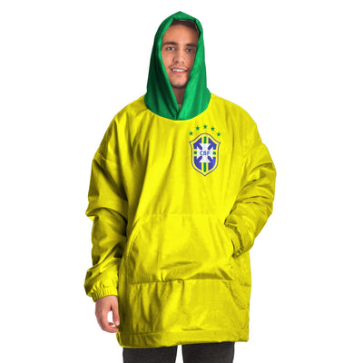 Brazil National Team | Retro Soccer Snug Hoodie Coat