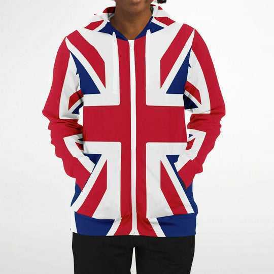 British Flag - Union Jack | Zip-up Hoodie – TimeElements.shop