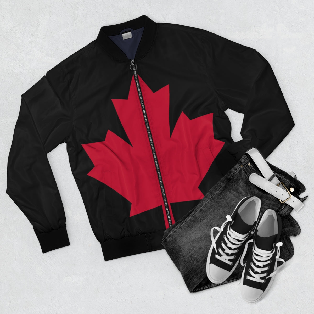 Canada Flag - Maple Leaf | Lightweight Bomber Jacket