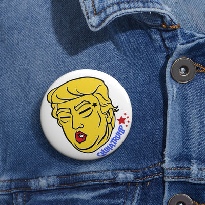 China-Trump - Trump Meme | Pin Button
