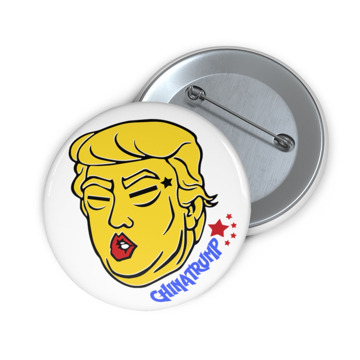 China-Trump - Trump Meme | Pin Button