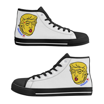 ChinaTrump - Trump Meme | High Top Canvas Sneakers