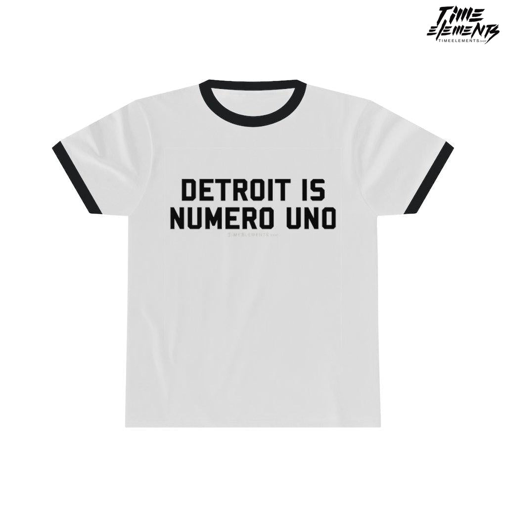 Detroit Is Numero Uno | Techno City Ringer Tee