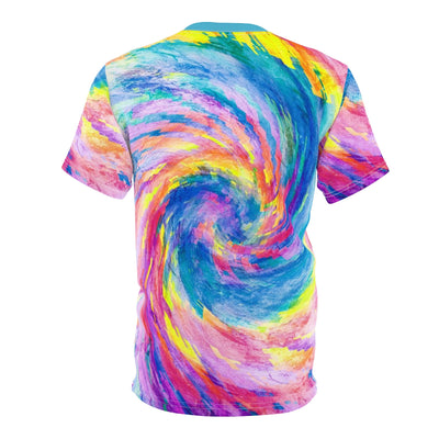 Digital Tie Dye - Psychedelic Spiral | Modern Hippie T-Shirt