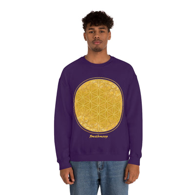 Flower Of Life Bright Gold | Sacred Geometry Sweatshirt