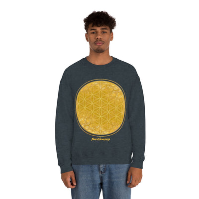 Flower Of Life Bright Gold | Sacred Geometry Sweatshirt