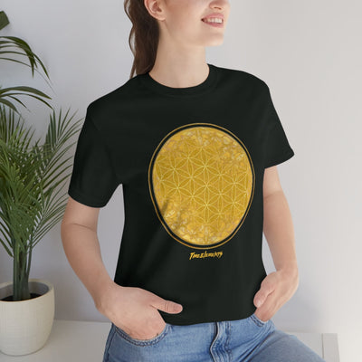 Flower of Life Bright Gold | Sacred Geometry T-shirt