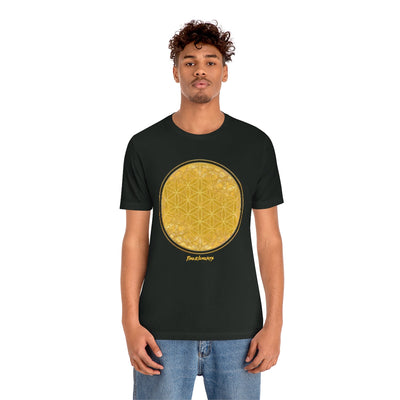 Flower of Life Bright Gold | Sacred Geometry T-shirt