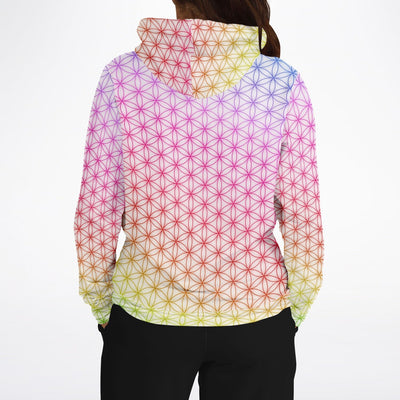 Flower of Life Rainbow Pattern | Sacred Geometry Unisex Hoodie