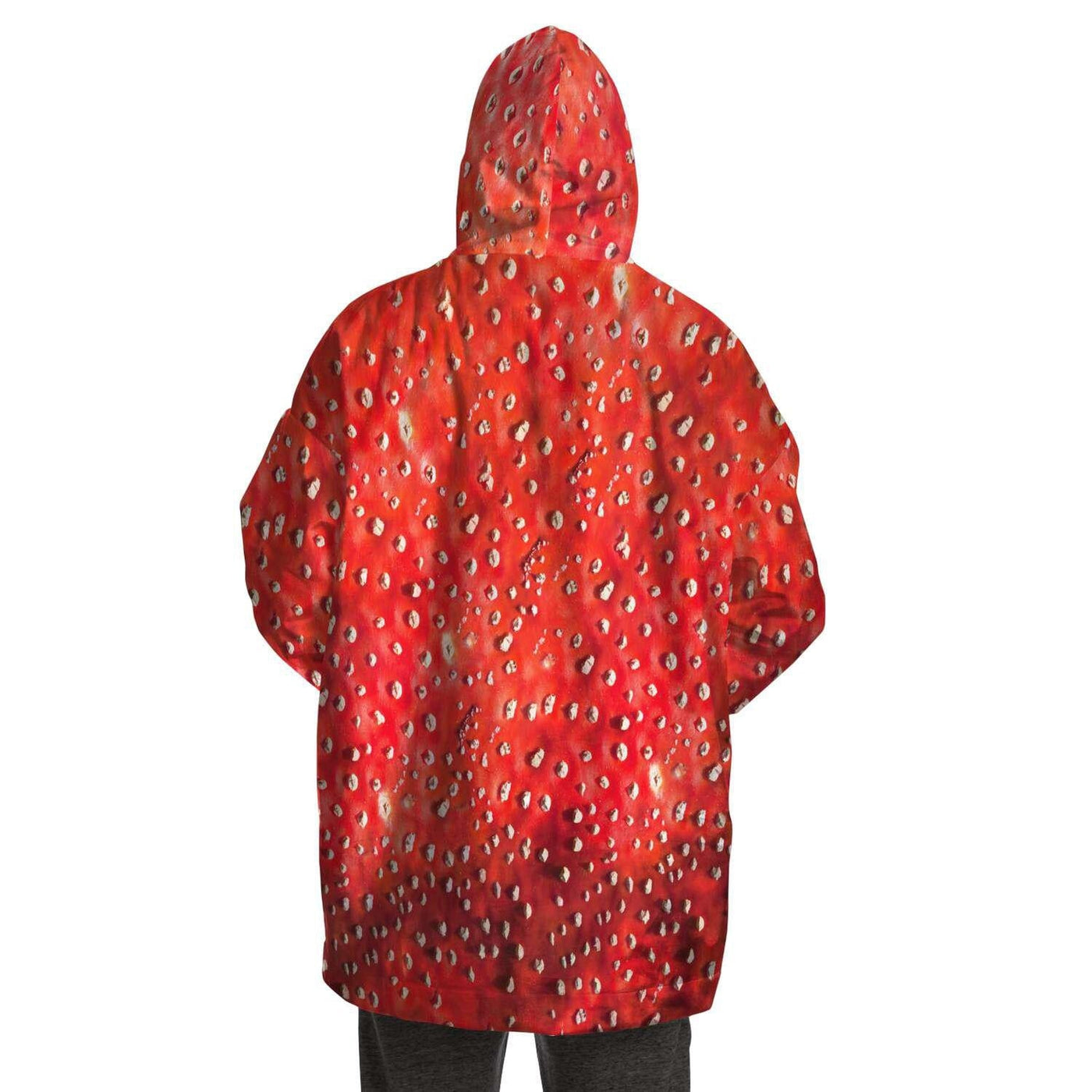 Fly Agaric Psychedelic Mushroom | Hippie Raver Snug Hoodie Coat