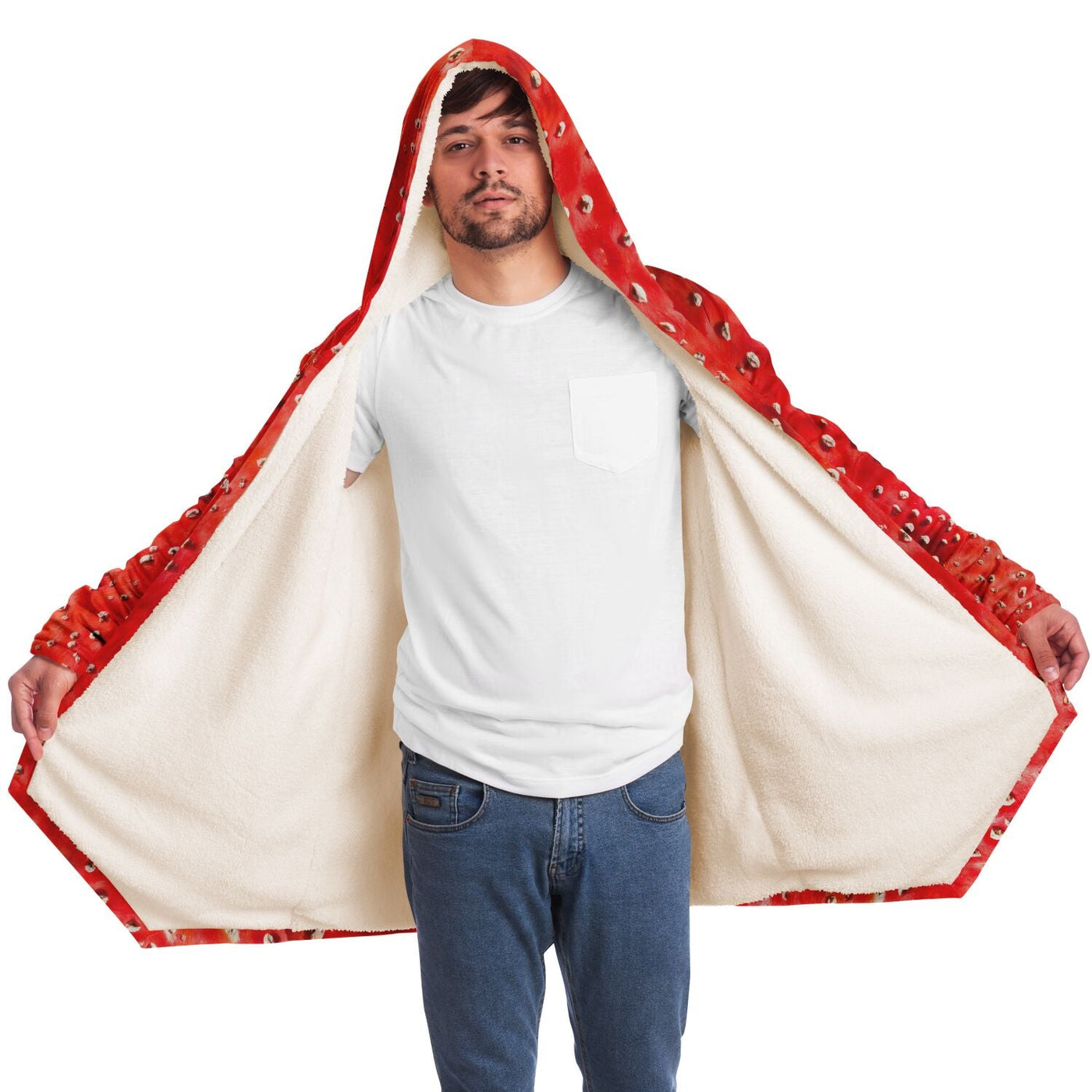 Fly Agaric 'Shroom Pattern | Hippie Raver Cloak