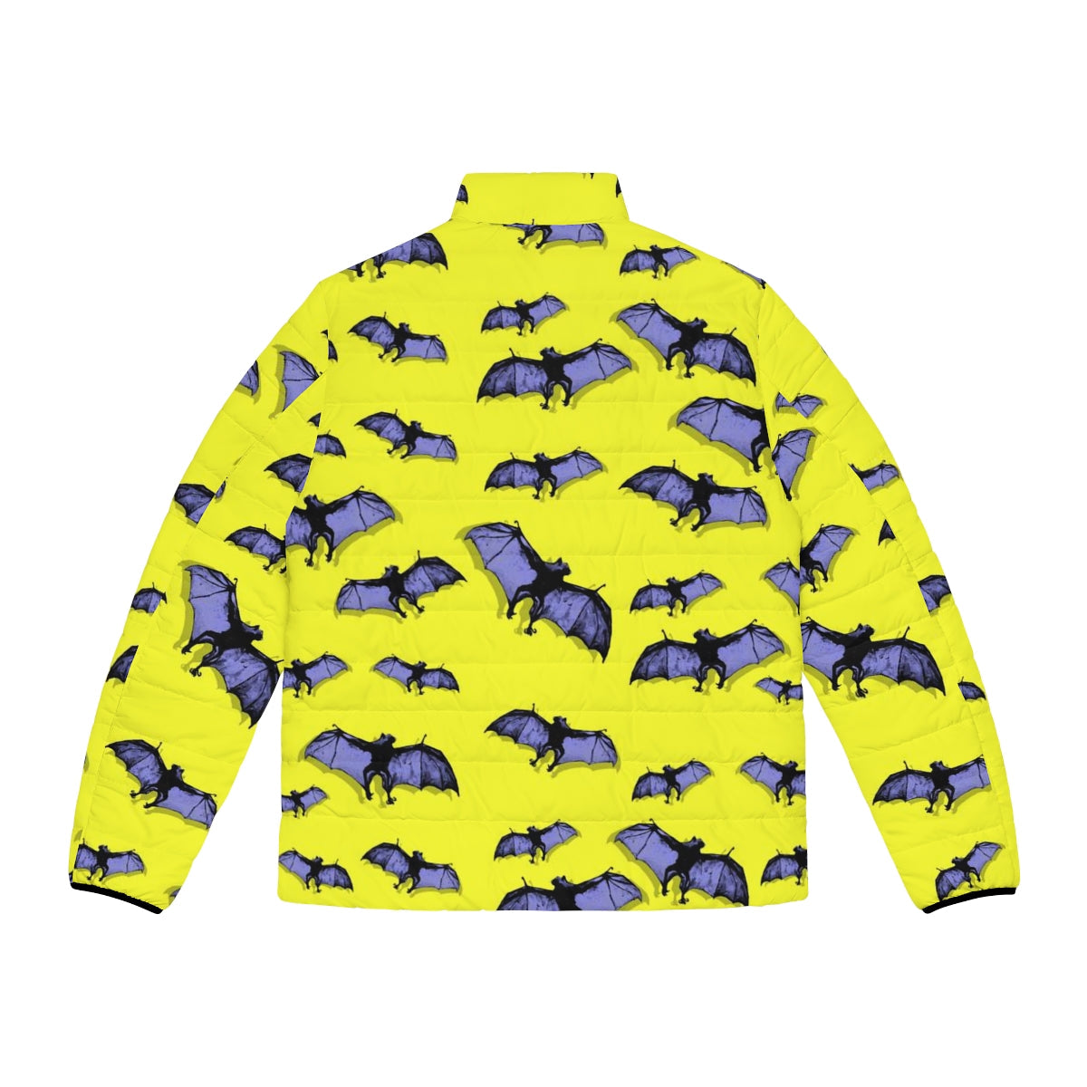 Flying Bats - Van Gogh Tribute | Art Freak Pop Puffer Jacket