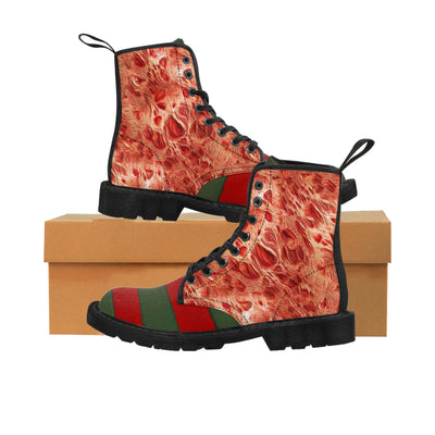 Freddy's Boots - Krueger boots | Horror Freak Canvas Boots (Women's sizes)