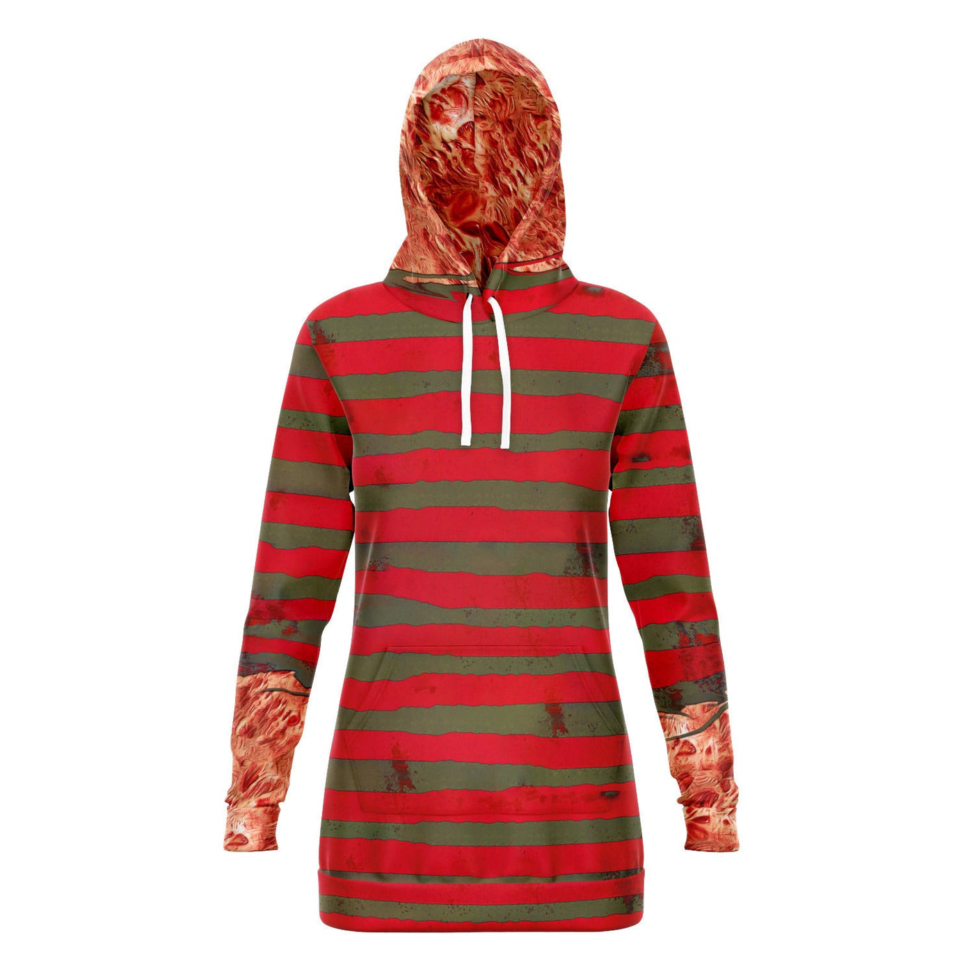 Freddy's Burns - Krueger | Horror Freak Long Hoodie Dress