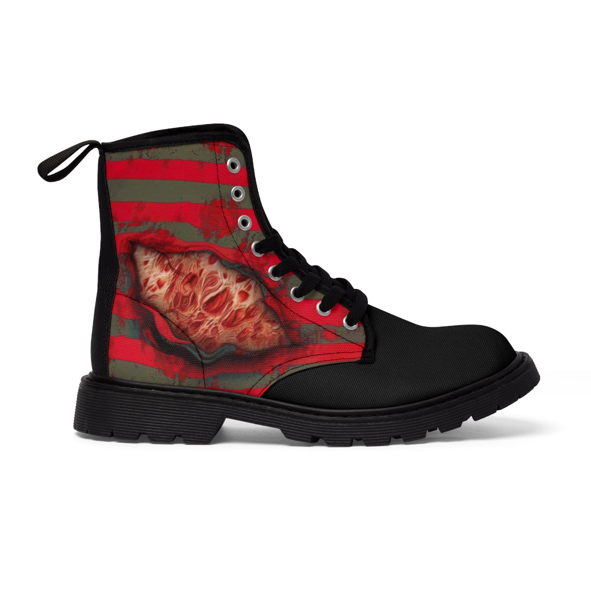Freddy's burns - Krueger boots | Halloween Freak Canvas Boots (Women's sizes)
