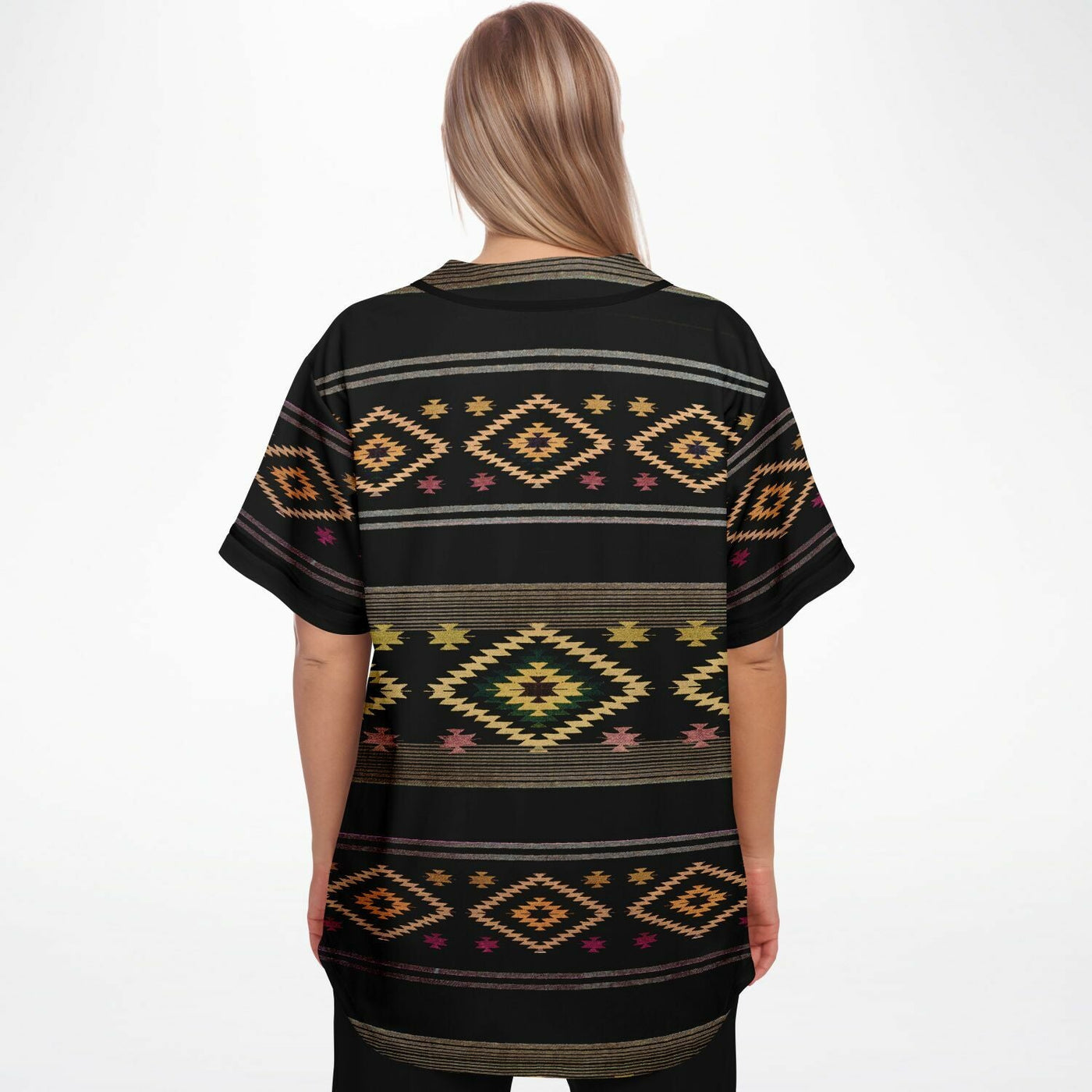 Funky Shaman Black Gold | Native American Baseball Jersey