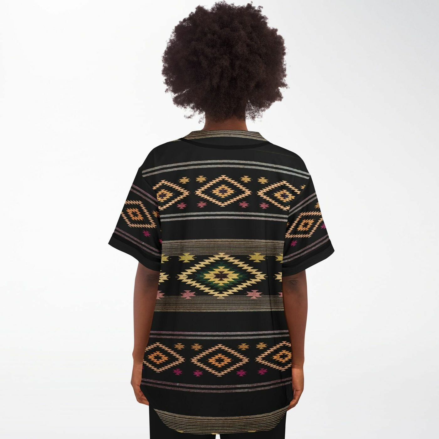 Funky Shaman Black Gold | Native American Baseball Jersey