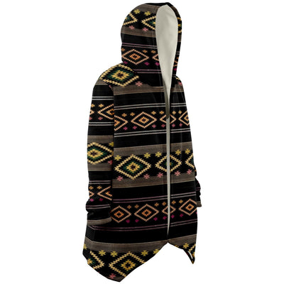 Funky Shaman Black Gold | Native American Hooded Cloak