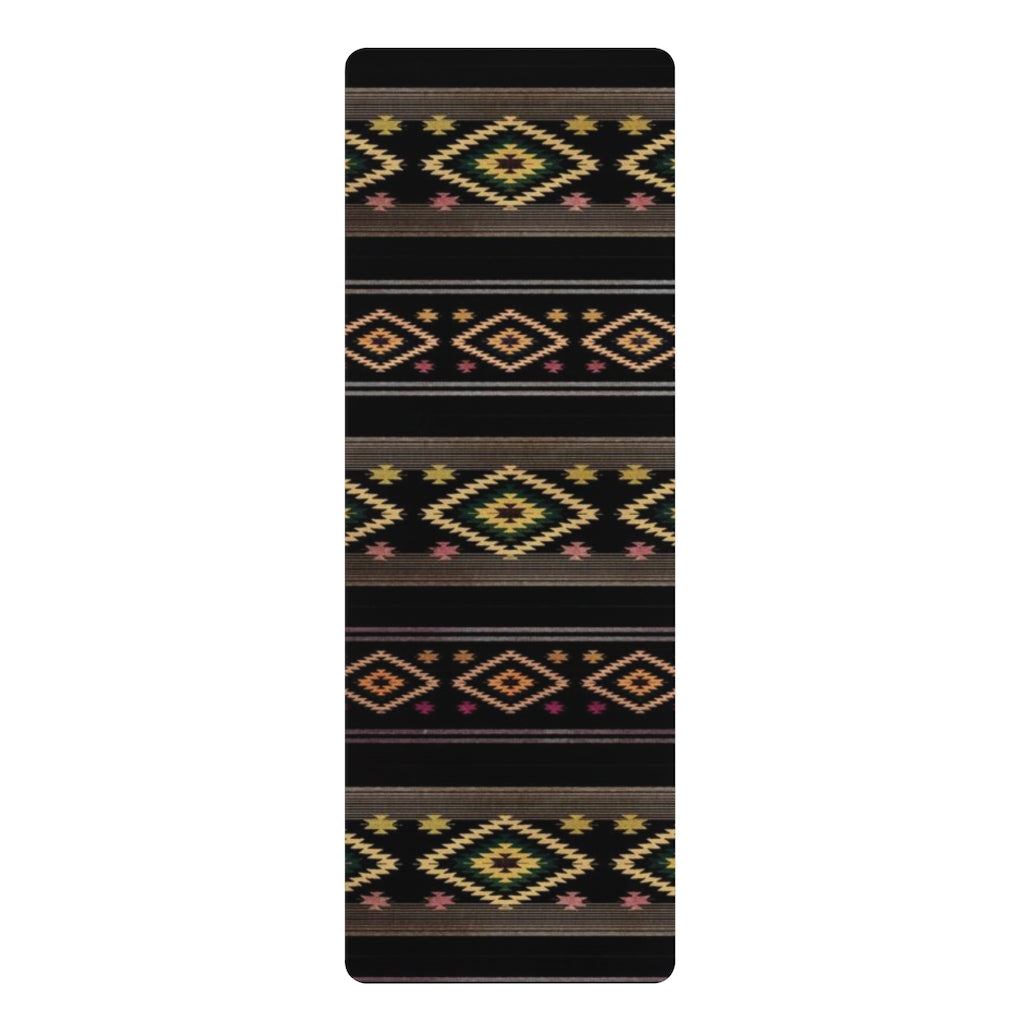 Funky Shaman Black Gold | Native American Rubber Yoga Mat