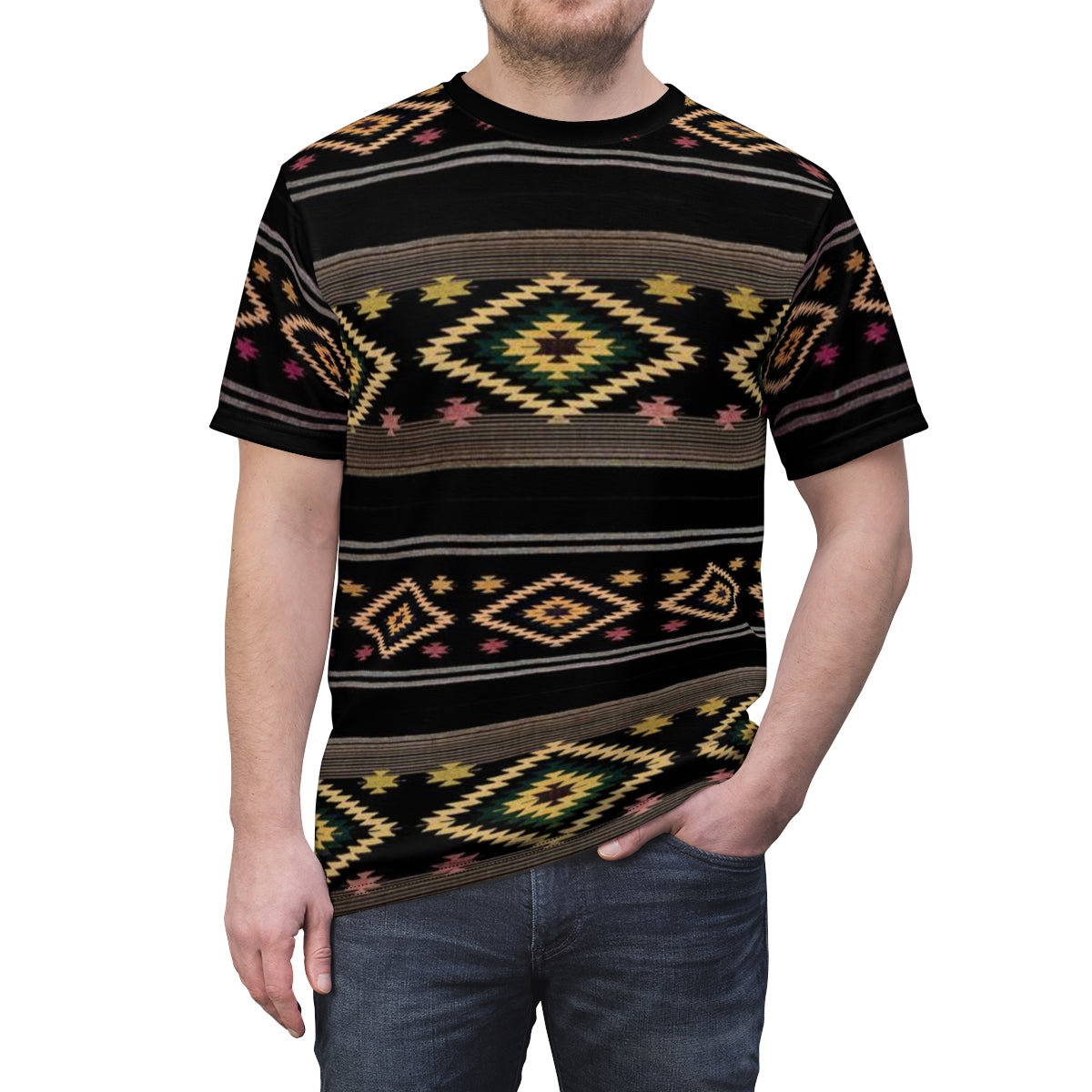 Funky Shaman Black Gold | Native American T-Shirt