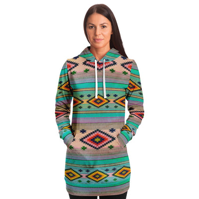 Funky Shaman Dead Rose Green | Native American Unisex Hoodie