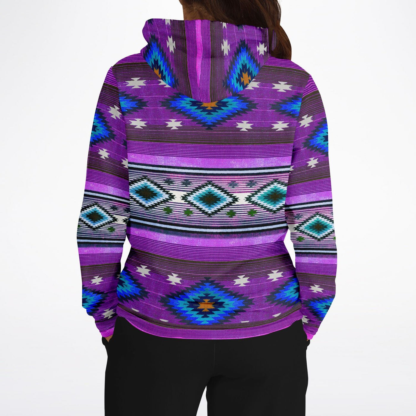 Funky Shaman Icy Purple | Native American Unisex Hoodie