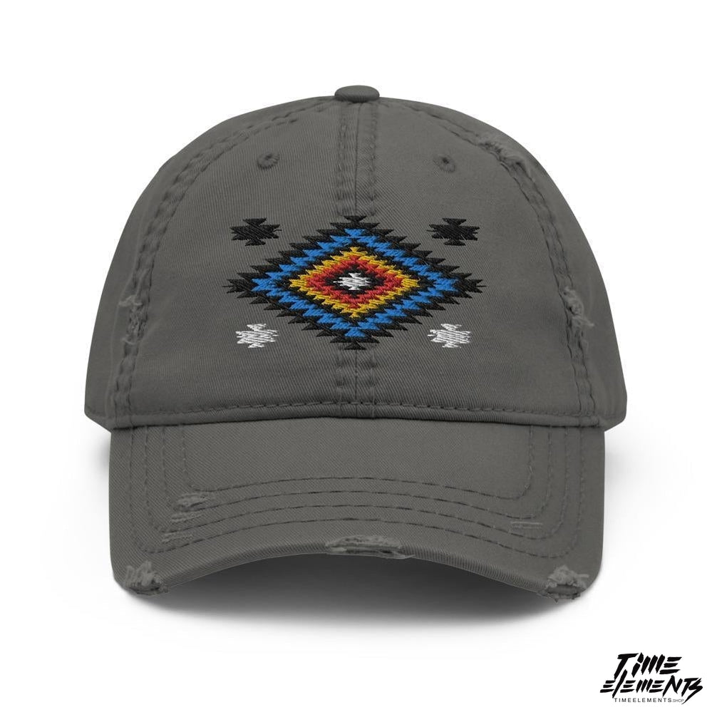 Funky Shamanic Beat | Native American Distressed Dad Hat