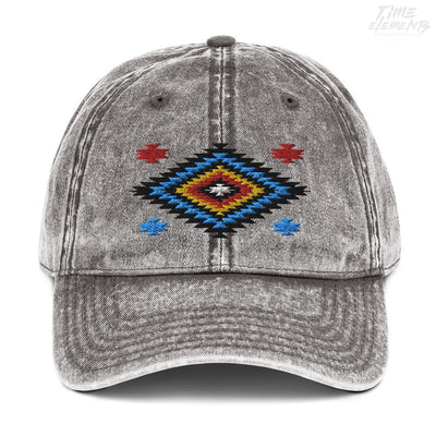 Funky Shamanic Beat | Native American Vintage Cotton Twill Cap
