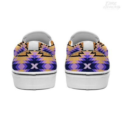 Funky shaman Purple Sienna - Native American Shoes / Slip-on Sneakers