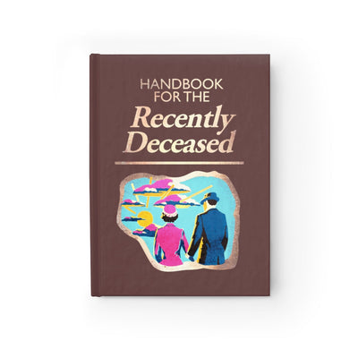 Handbook For The Recently Deceased - Beetlejuice | Hardcover Blank Journal