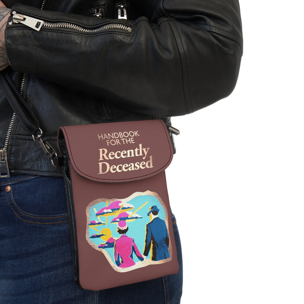 Handbook For The Recently Deceased - Beetlejuice | Small Cell Phone Wallet