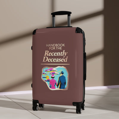Handbook For The Recently Deceased - Beetlejuice | Travel Suitcase Luggage (3 sizes)