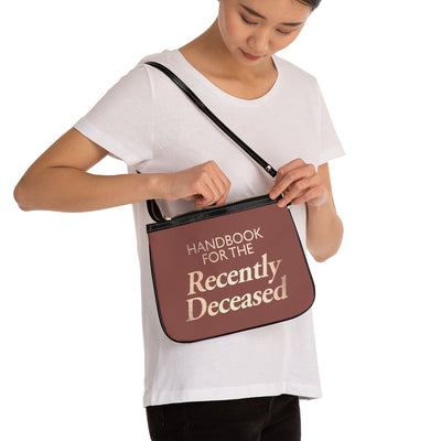 Handbook For The Recently Deceased V2 - Beetlejuice | Spooky Fashion Small Shoulder Bag