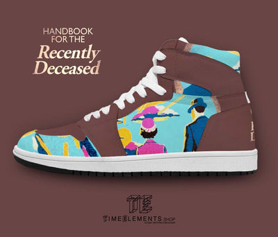 Handbook for the recently deceased | Beetlejuice Shoes / High Top Sneakers