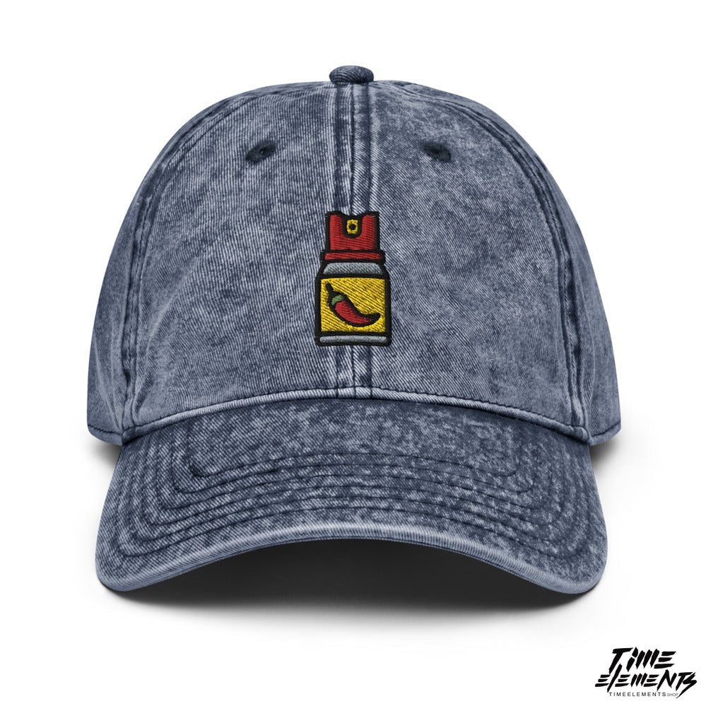 Hot Pepper Spray - Hipster Weapon | Funky Acid Wash Dad Hat