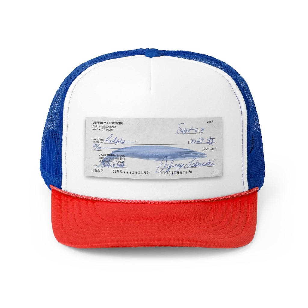 Lebowksi's Postdated Check | Trucker Mesh hat
